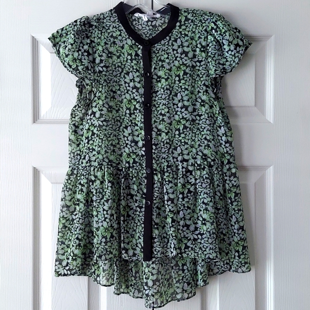 BCBG Peplum Blouse